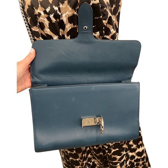 Gucci Teal Dollar Medium Shoulder Bag with interlocking G - Picture 8 of 13